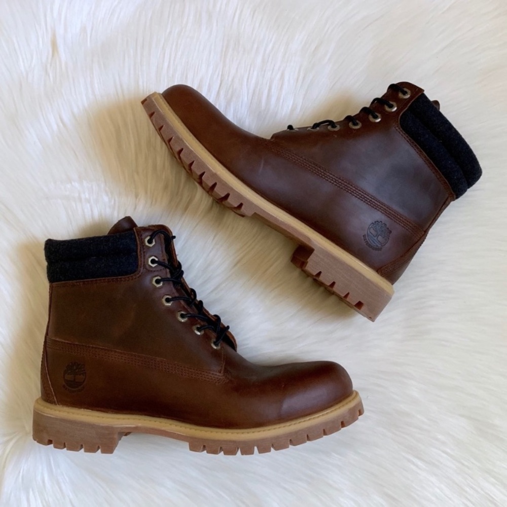 Timberland Brown Premium 6” Waterproof Boots - Picture 4 of 7